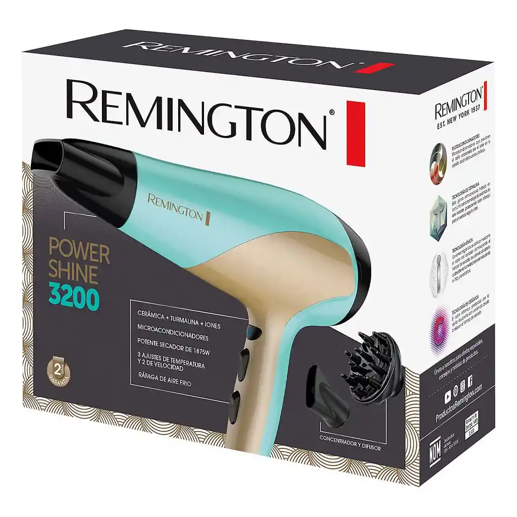 Secador Remington Power Shine 3200