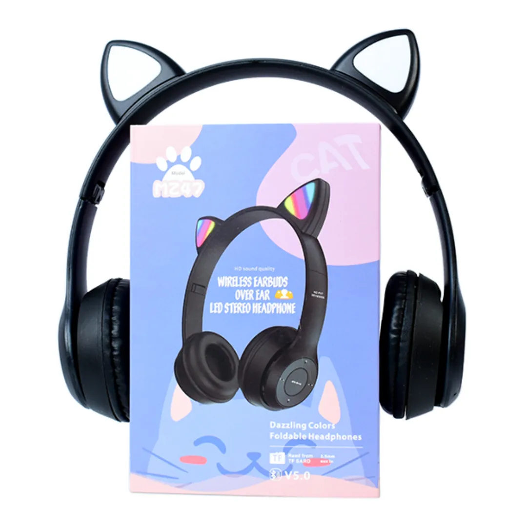 Audífonos Cat Ear Mz47 Wireless Headset Bluetooth