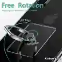 Soporte De Anillo Transparente Para Teléfono Móvil, Rotación De 360 °, Agarre De Dedo Transparente