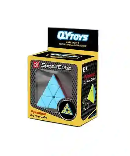 Piramide Rubik Llavero Qy Speed Cube Stickerless