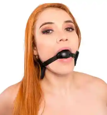 Ball Gag Con Esposas Borat Negro