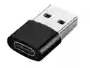 Adaptador Usb Macho A Tipo C Hembra