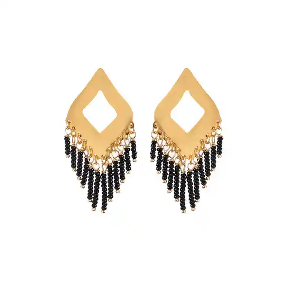 Aretes Genesis - Negro