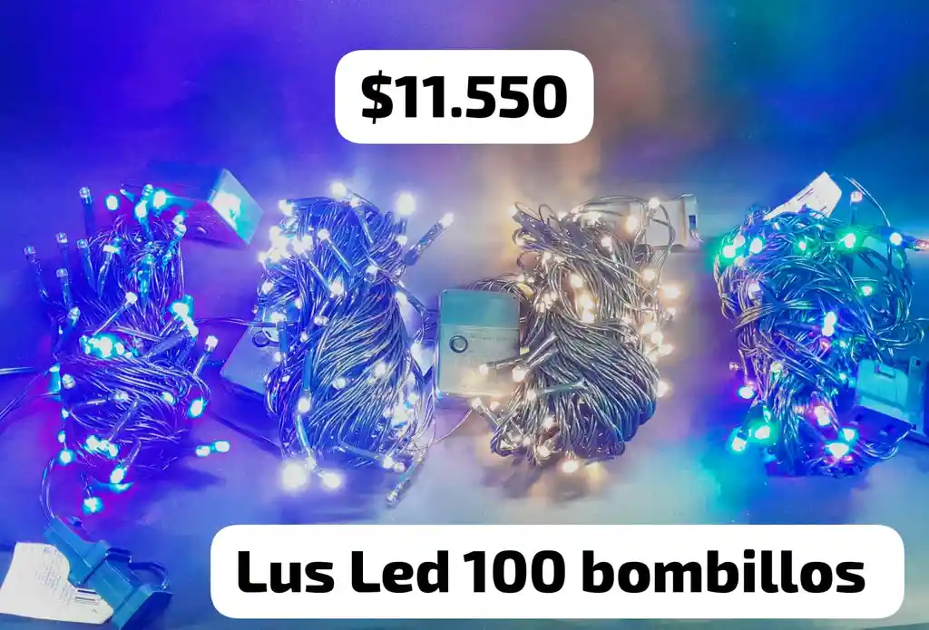 Luz Led 100 Bombillos