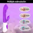 Vibrador Consolador Doble Estimulación Clítoris Y Punto G Bass