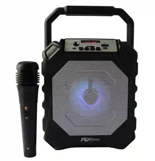 Radio Parlante Recargable Bluetooth Fox Tech Micrófono 10w