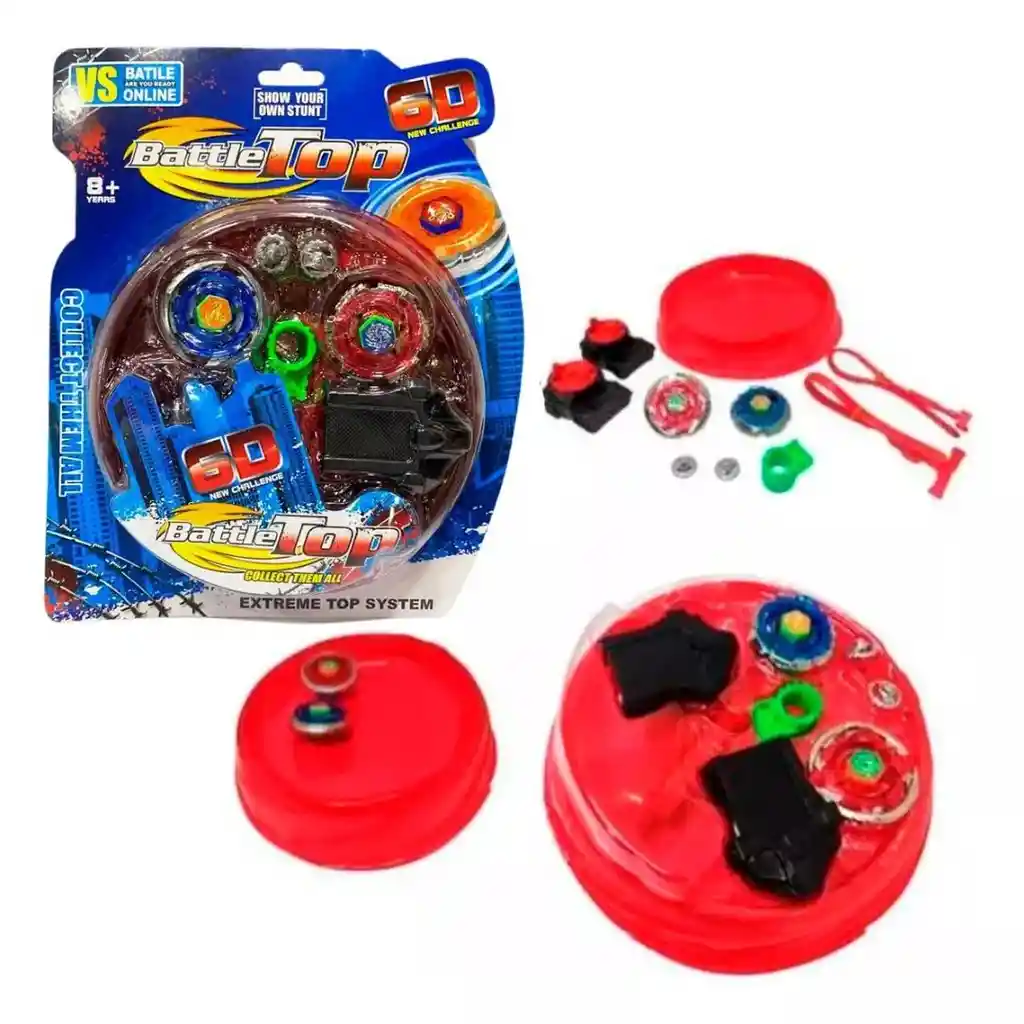 Trompo Estadio Battle Generico +2 Beyblade Juguete 2013-2