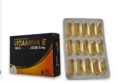 Vitamina E 1000 Iu+selenio 35 Mcg Capsulas X Sobre