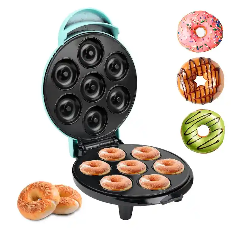 Máquina Antiadherente Para Repostería En Casa 7 Mini Donas