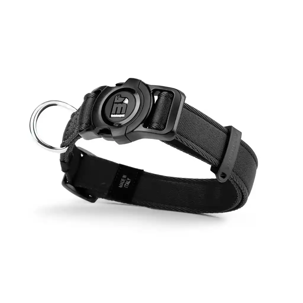 Collar Memopet Poliester Color Negro S
