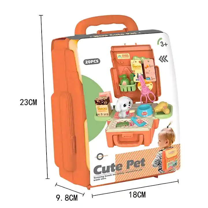 Set Maleta Veterinaria Pet Shop De 20 Piezas
