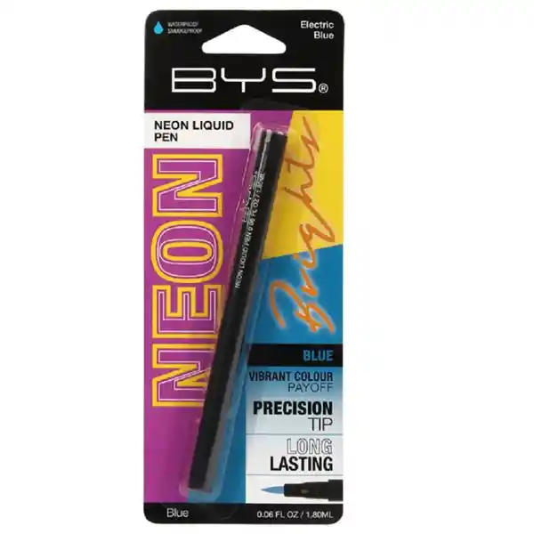 Bys Delineador Neon Liquido Pen Electric Blue 1.8ml