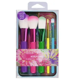 Bys Brochas De Maquillaje Tin Flora 5und