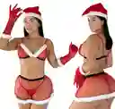 Disfraz Sexy De Mama Noel Lencería Conjunto Erotico Ropa Interior De Navidad