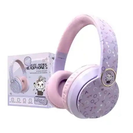 Diadema Bluetooth Animal A8905 Purpua