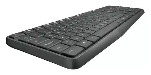 ⭐️kit De Teclado Y Mouse Inalámbrico Logitech Mk235 Español De Color Negro⌨️