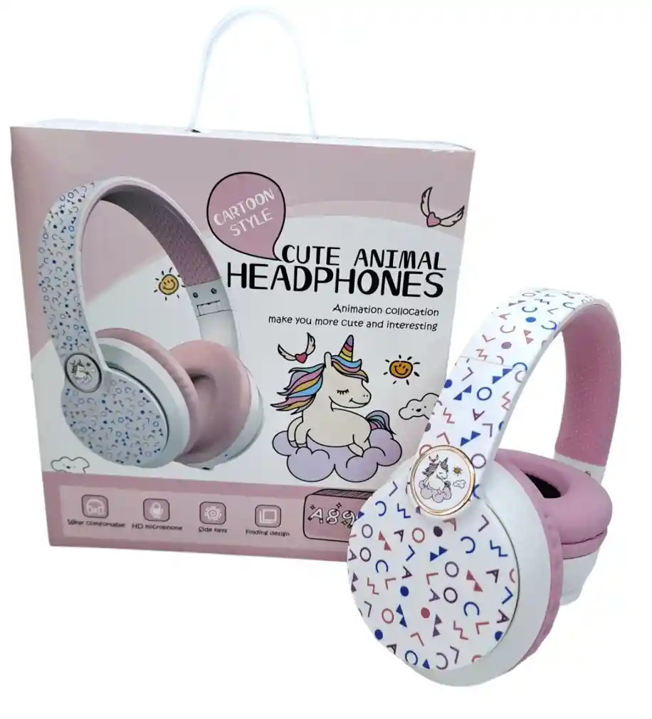 Diadema Bluetooth Animal A8905 Rosa