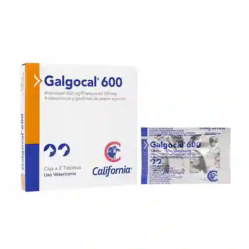 Galgocal 600 Desparasitante Para Mascotas Galgocal Antiparasitario Para Perros Y Gatos