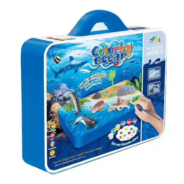 Kit De Pintura 3d De Oceano , Juguete Educativo Niños