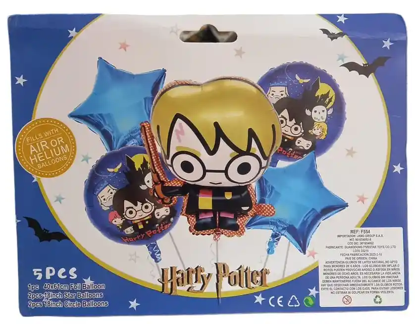 Harry Potter Globos Metalizados