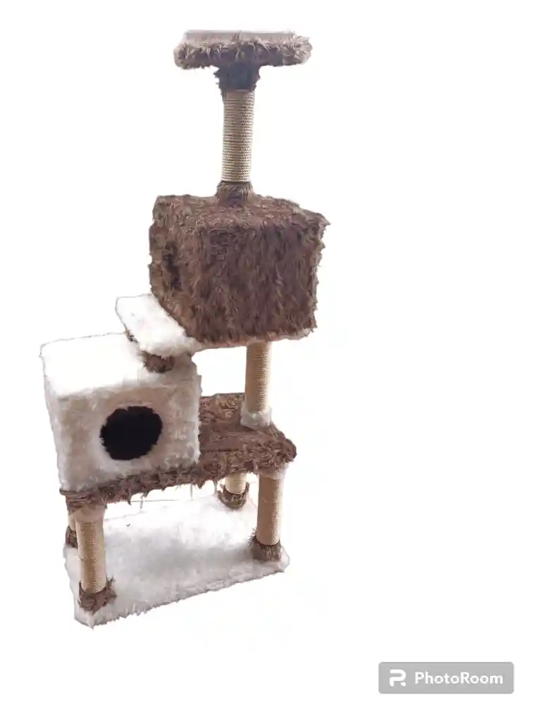 Gimnasio Rascador Para Gatos Árbol 1.50mt