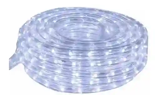 Luces De Navidad, Manguera Blanca - 9m