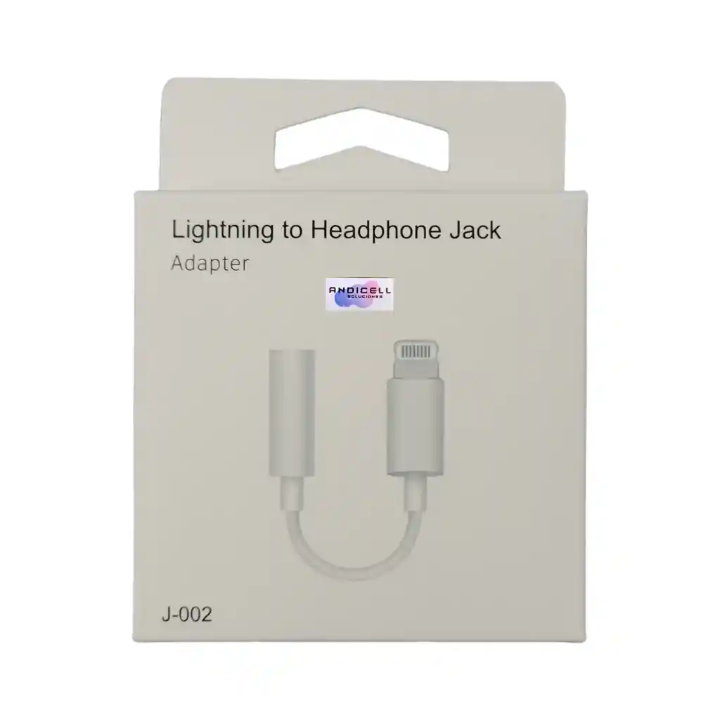 Adaptador Para Iphone Ipad Lightning A Jack 3.5mm
