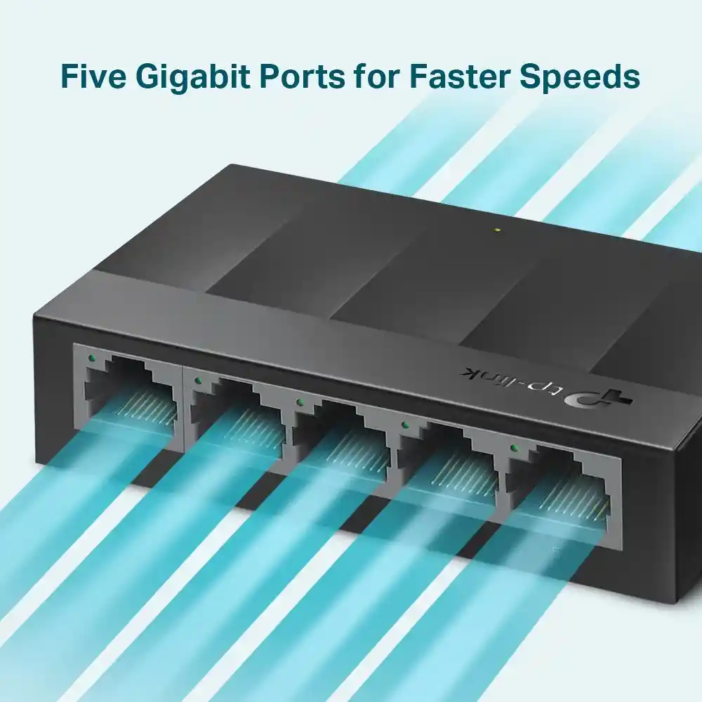 Switch 5 Puertos Gigabit 10/100/100