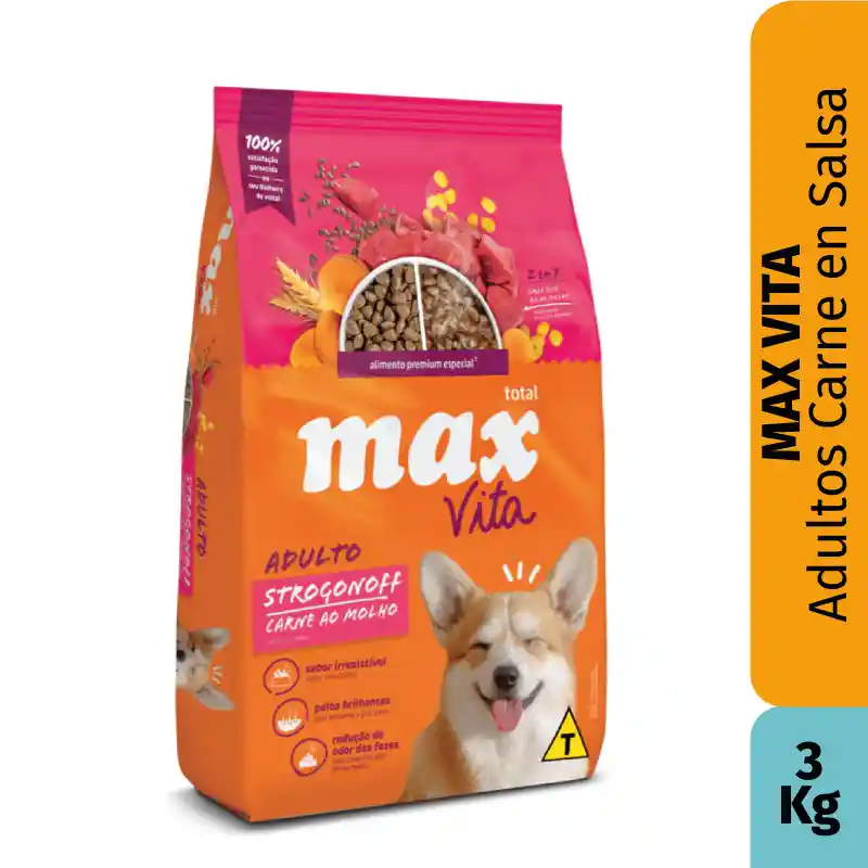 Max Vita Adulto Strogonoff Carne Ao Molho