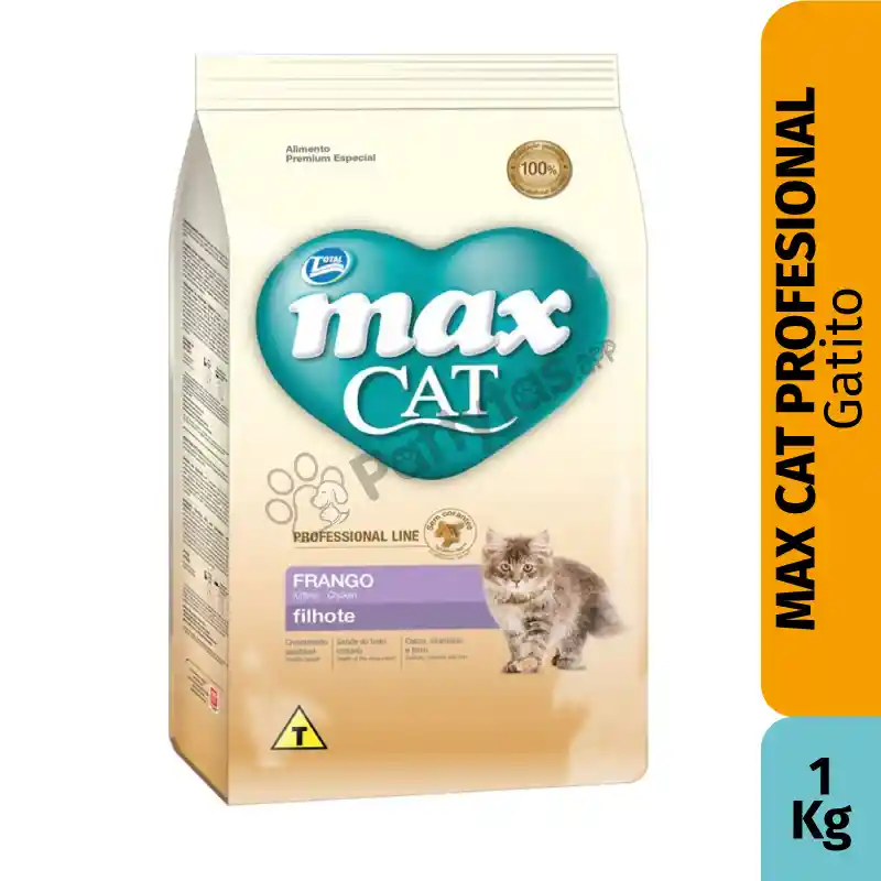 Max Cat Professional Line Gatito Pollo 1kg