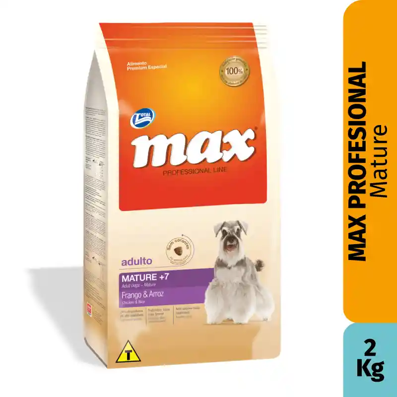 Max Professional Line Adulto Mature +7 Pollo Arroz