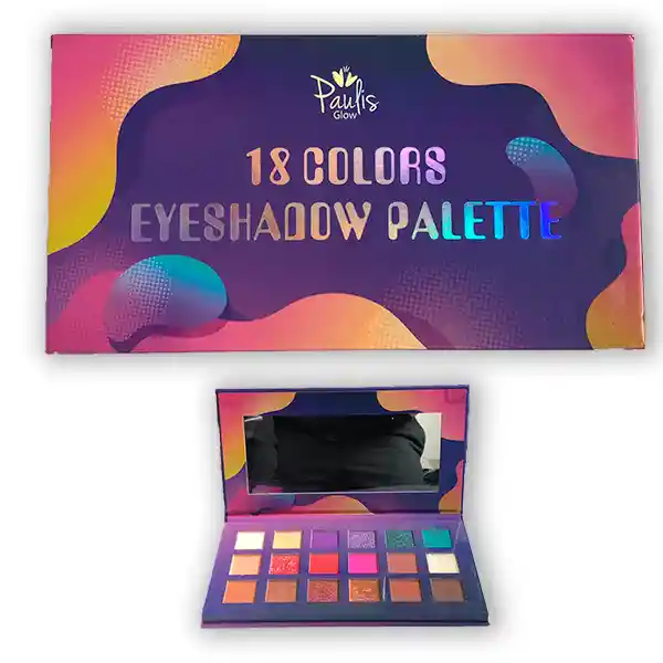 Paleta De Sombras 18 Tonos Cool