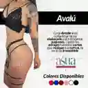 Lenceria Sexy Conjunto Ropa Interior Avalu Brallete + Tanga Panty + Ligueros