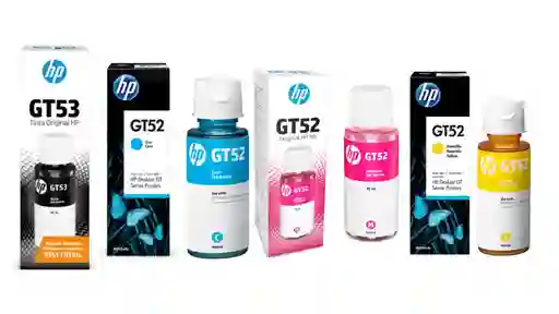 Kit Botellas De Tintas Gt 53/52 Originales Hp