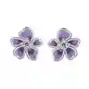 Aretes Topos Flor Primavera Para Mujer Fabricados En Plata 925