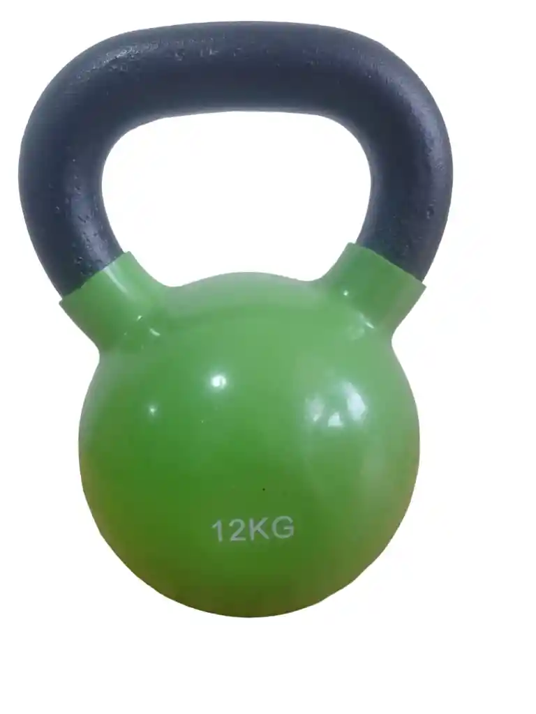 Kettlebell Mancuerna Pesa Rusa 12 Kg Encauchetada