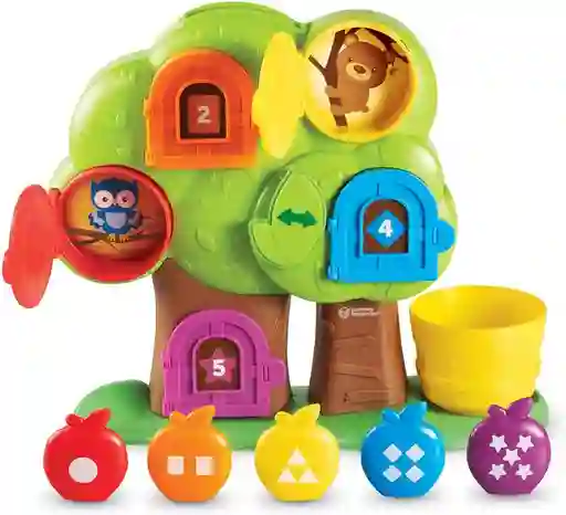 Juego De Conteo Y Clasificación Arbol De Colores Niños Niñas