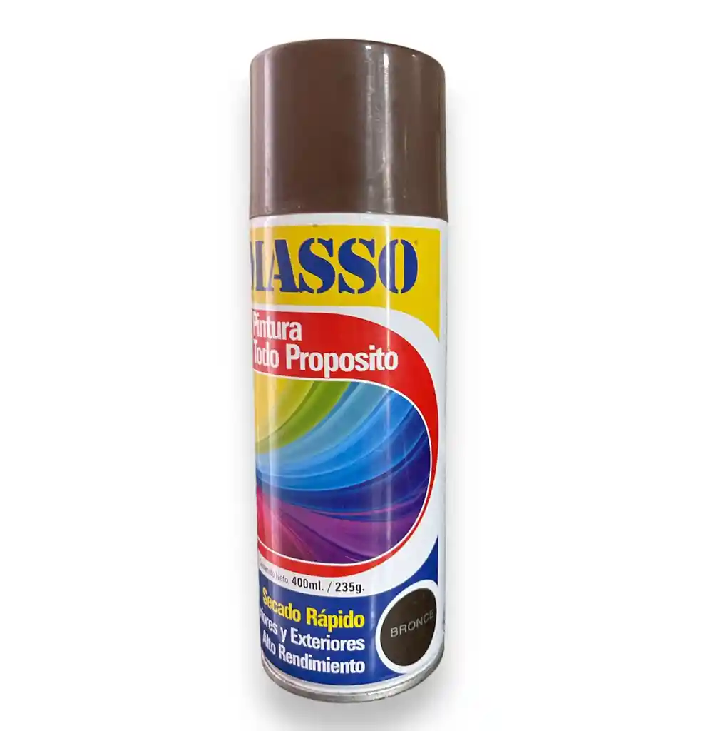 Pintura Laca Aerosol Bronce 400ml 235g Masso