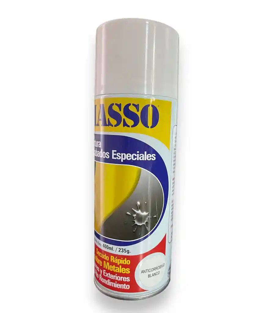 Pintura Anticorrosiva En Aerosol Blanco 400ml Masso