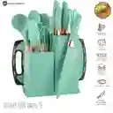 Set 19 Utensilios De Cocina Siliconados Alta Calidad Premium