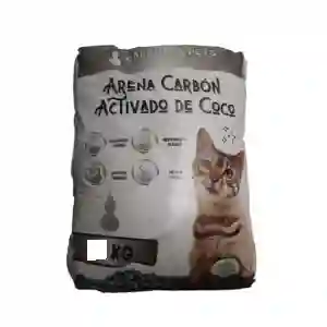 Arena Para Gatos Con Aroma Carbon Activado De Coco X 10kg