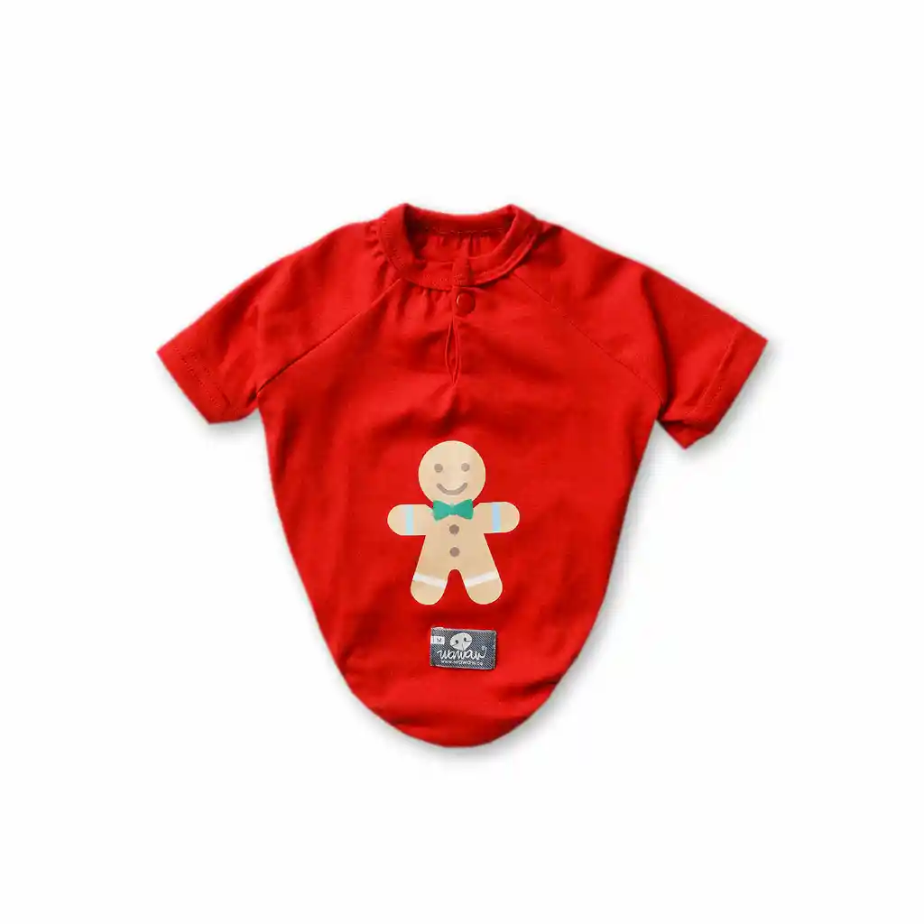 Camiseta Xs Galleta Jengibre Navidad