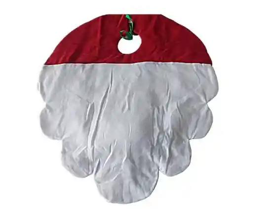 Pie De Arbol Navideño Santa Claus 80cm Acolchado Suave Tapet