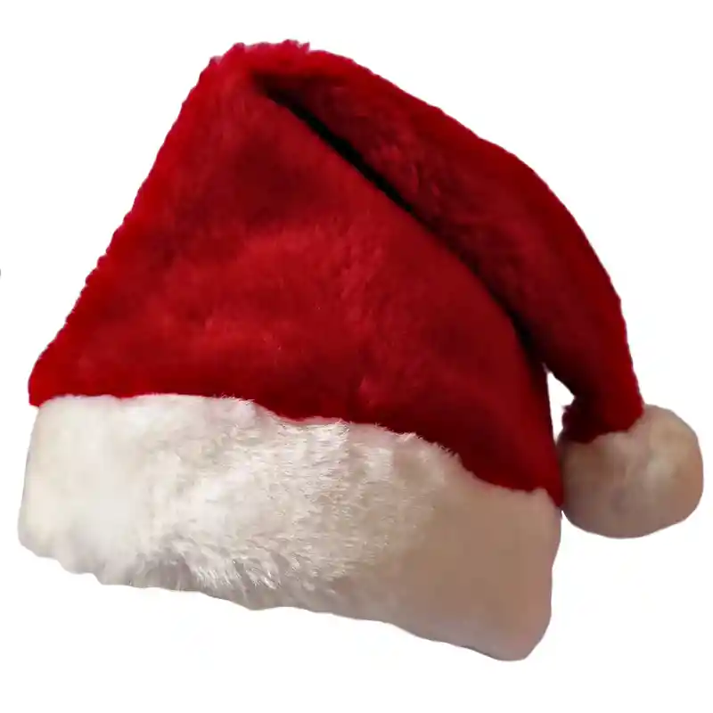 Gorros De Navidad Pompom Importado 42cm Tipo Peluche