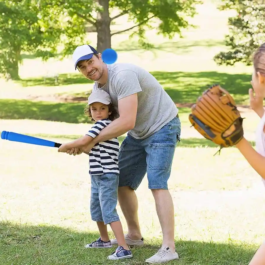 Bate De Béisbol Con Pelota Material Premium Apto Para Niños