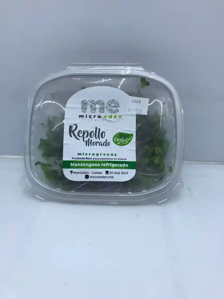 Repollo Morado Micro Eden Microgreens