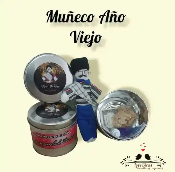 Muñeco Año Viejo En Lata