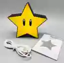 Lámpara Recargable Bloque Super Mario Bros Y Sonidos Retro