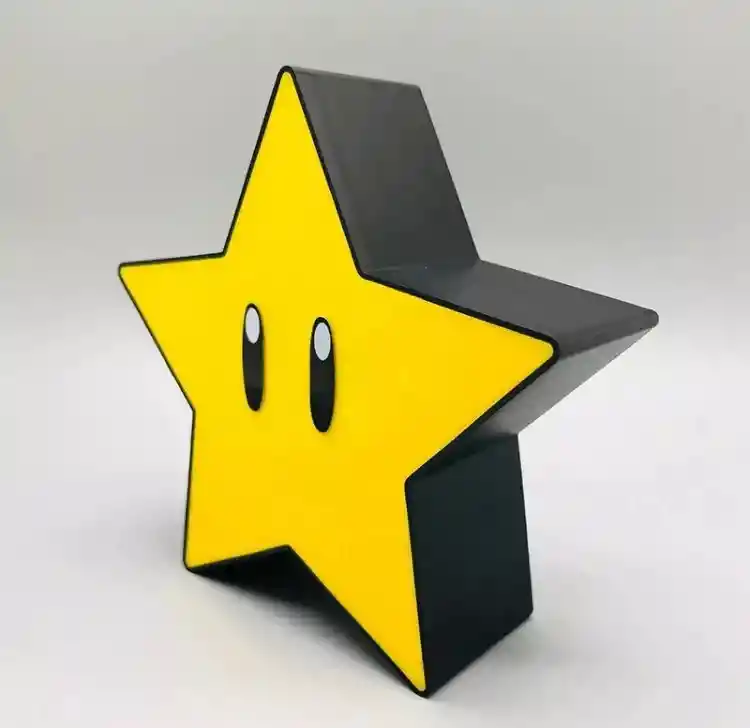 Lámpara Recargable Bloque Super Mario Bros Y Sonidos Retro
