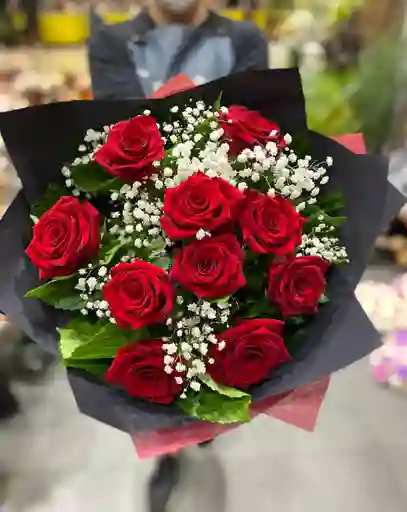 Amor Incondicional - Ramo 12 Rosas Rojas